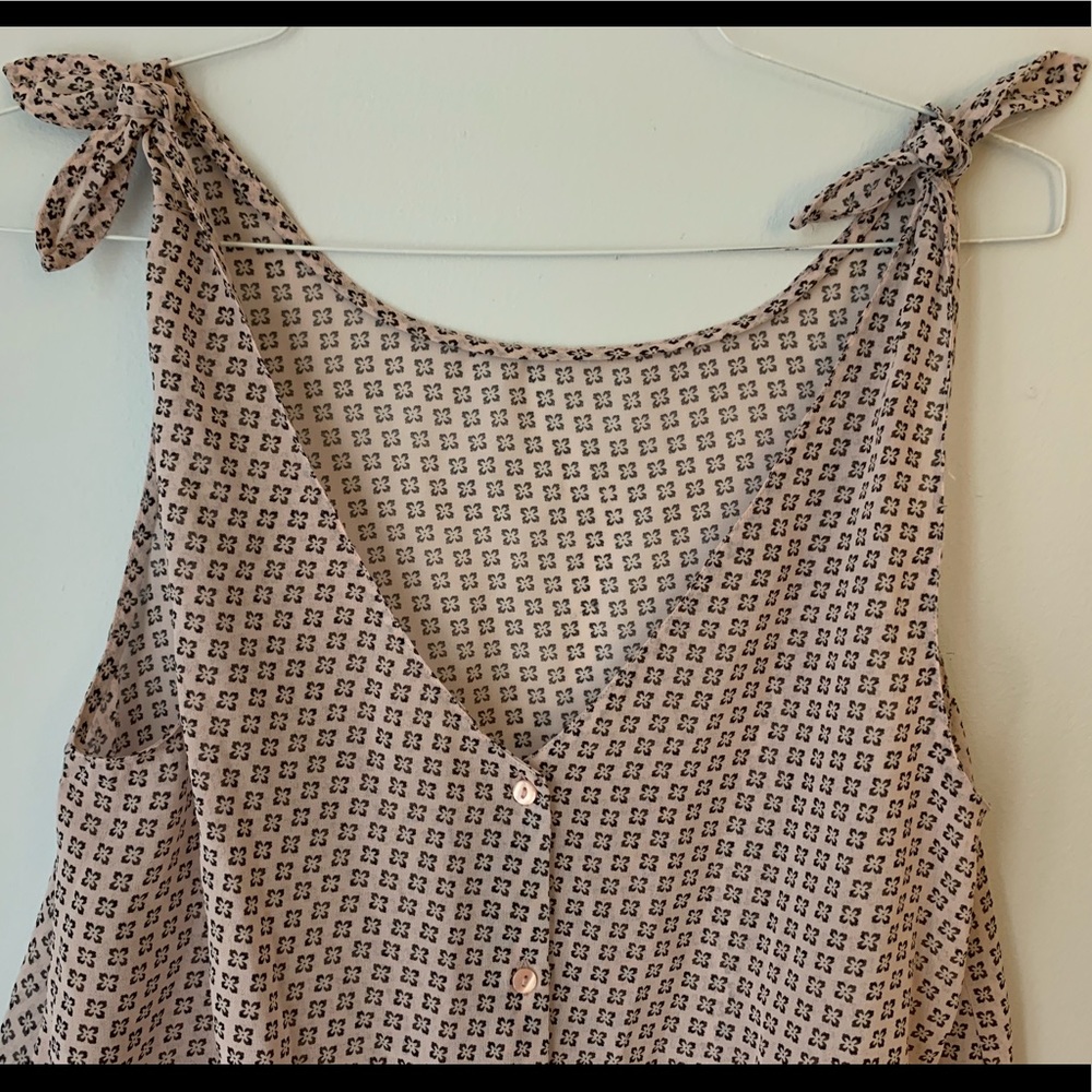 Italian Tie Shoulder Summer Tank